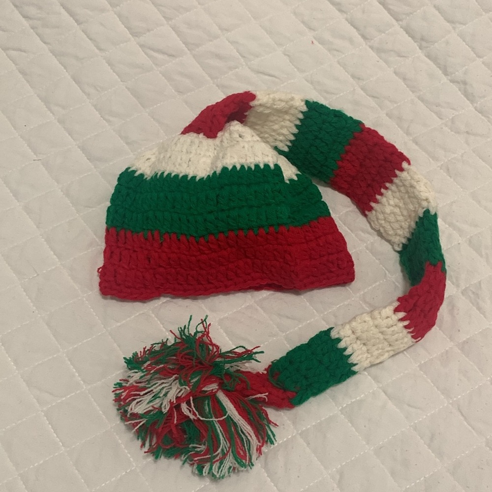 New Baby toddlers sleepy tingle hat photo prop crochet baby boy girl beanie